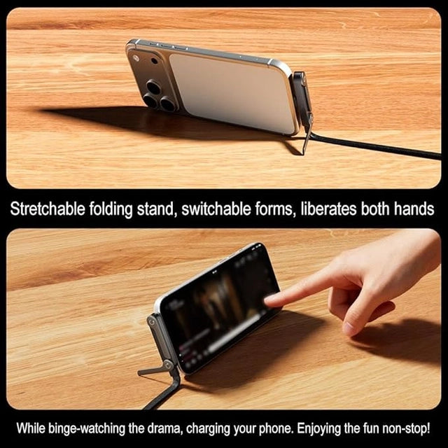 2-in-1 Invisible Phone Holder & 240W Fast Charging Cable
